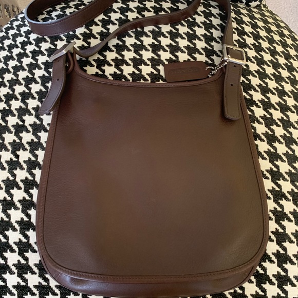 Coach Handbags - SOLD 💔Coach Small Hippie Flap Bag in Dark Brown